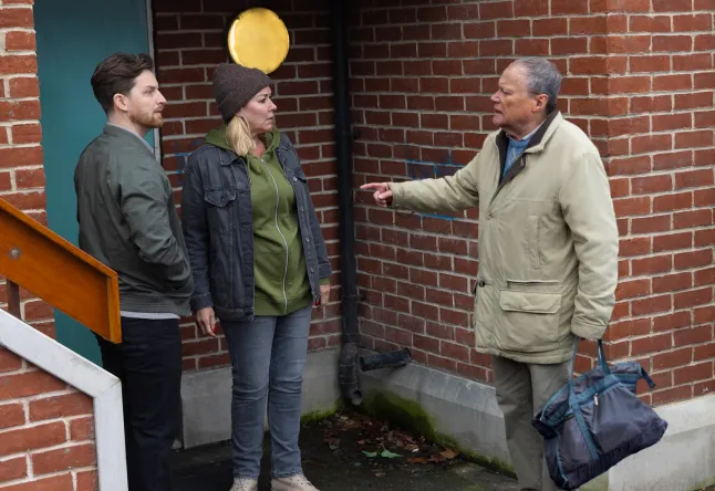 Roy in serious danger from drug dealers as Carla takes him to hospital in Coronation Street